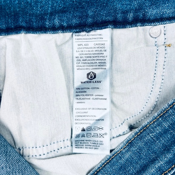 Signature Levi Strauss Womens Mid Rise‎ Bootcut Jeans Blue Denim Size 12M - Picture 9 of 15